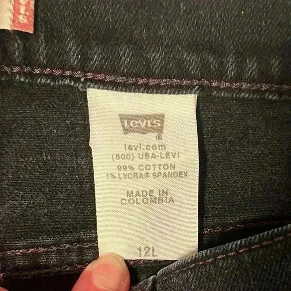 Levi’s 515 Boot Cut Dark Wash 12L - Picture 6 of 9